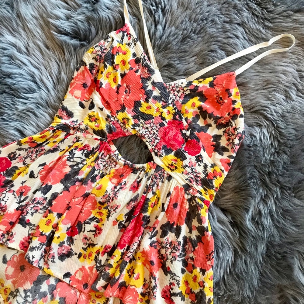 Free People floral tank